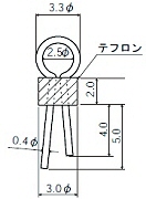 マックエイト(mac8) チェック用端子 オシロプロープ用 LC22G LC22S シリーズ 図面