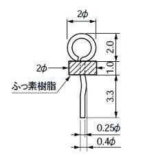 マックエイト(mac8) チェック用端子 オシロプロープ用 LC4G LC4S シリーズ 図面