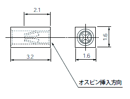 マックエイト(mac8) 表面実装用コネクタ HH1Gシリーズ 図面