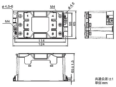 岡谷電機産業 (OKAYA) ノイズフィルタ 3suphqer6 図面
