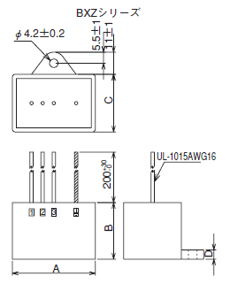 岡谷電機産業 (OKAYA) サージアブソーバー サージプロテクタ RAVBXZ2シリーズ